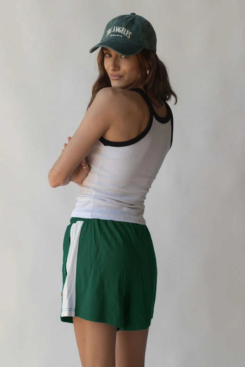 Sebastian Deep Green Cotton Short - Image 5
