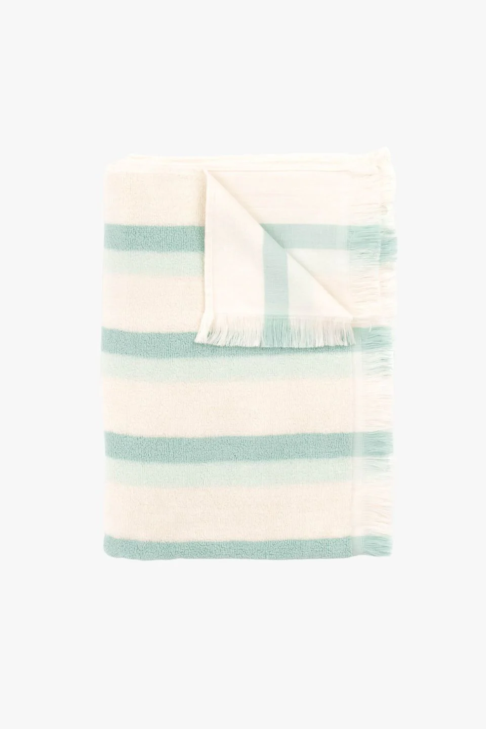 Shallows Sky French Terry Striped Towel - Image 3