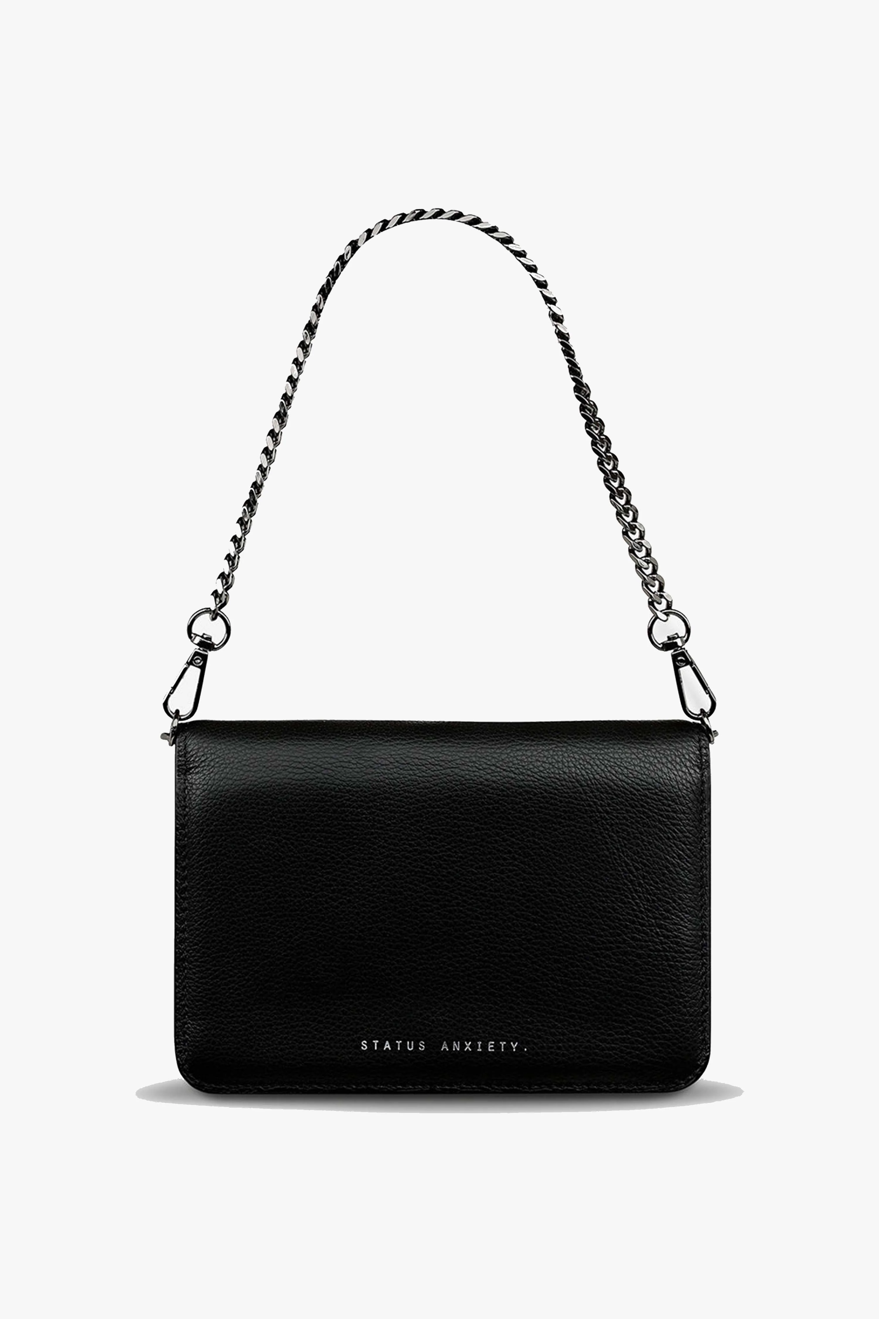 She Burns Black Leather Crossbody Bag - Image 6
