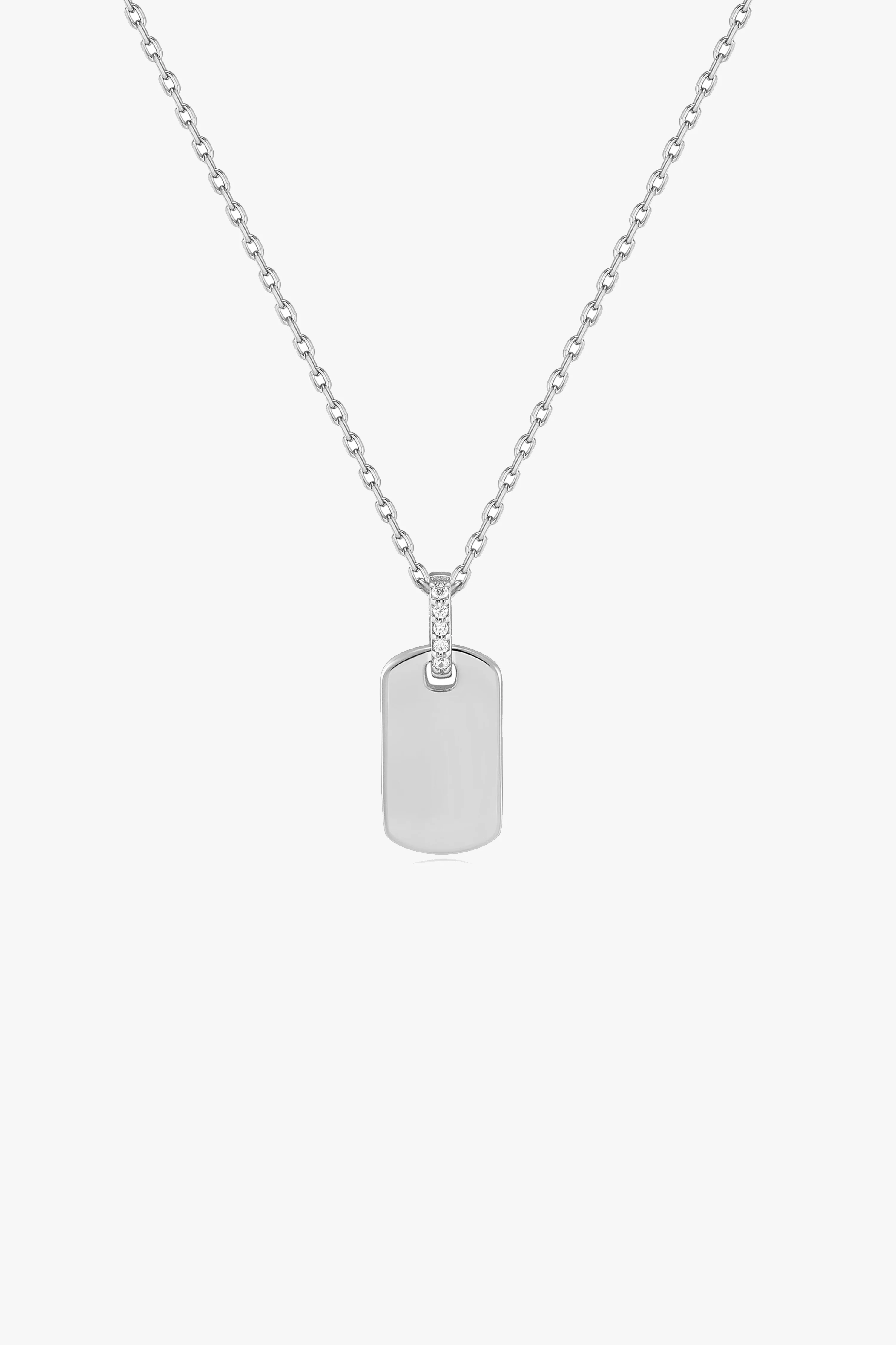 Silver Tag EOL Necklace - Image 2