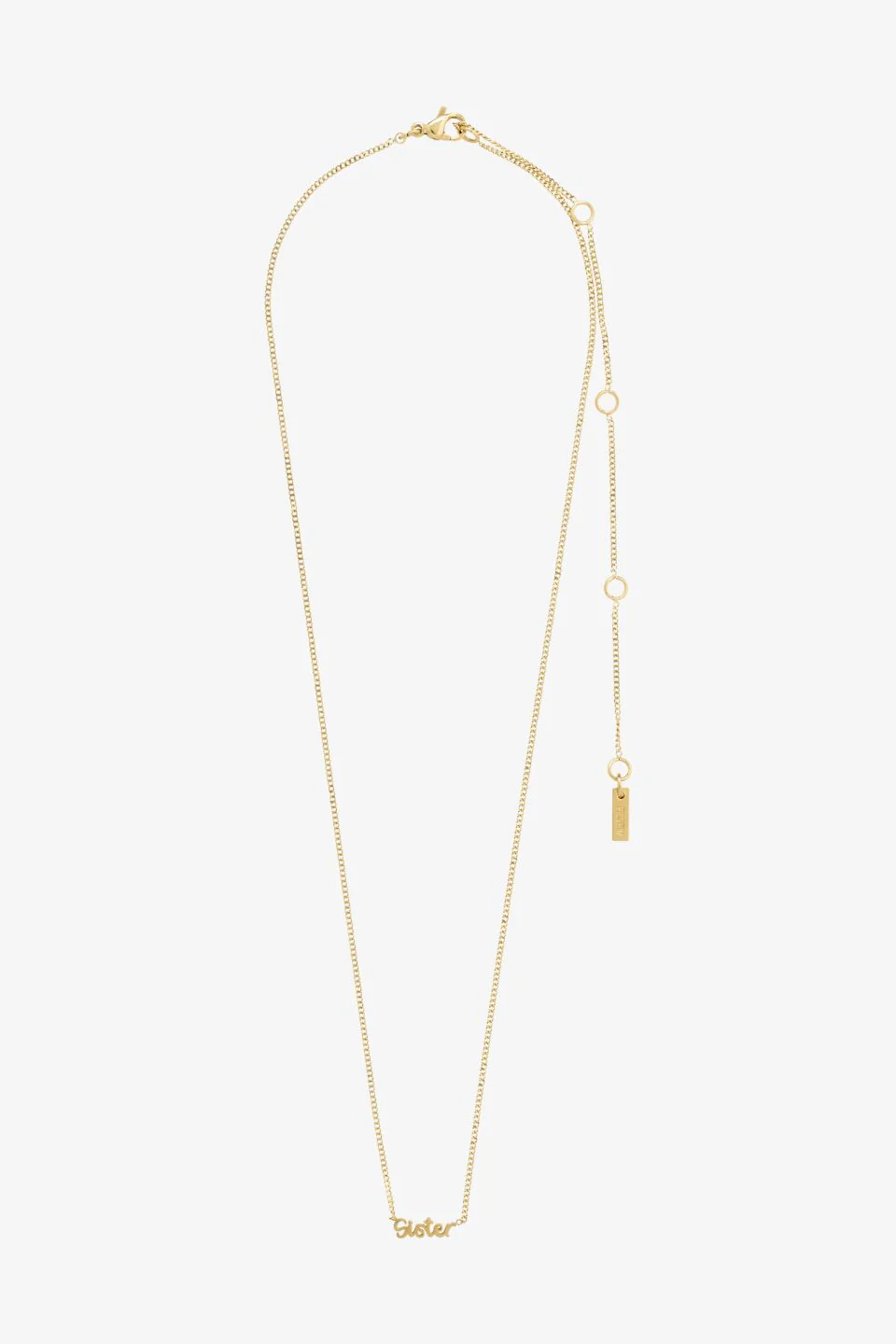 Sister Recycled EOL Gold Plated Necklace - Image 2