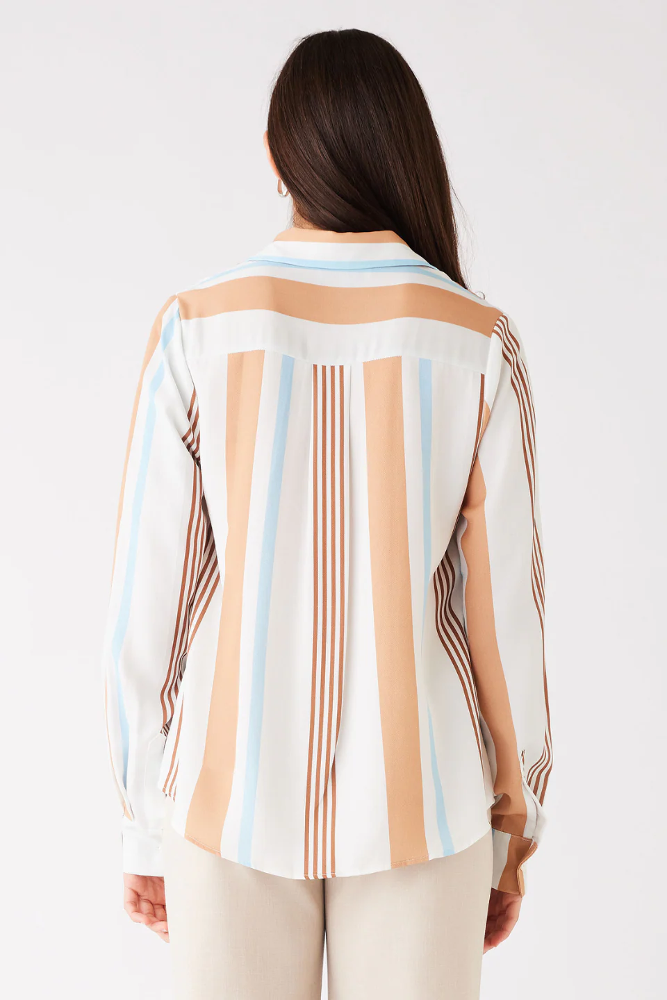 Skyline White Stripe LS Top - Image 4