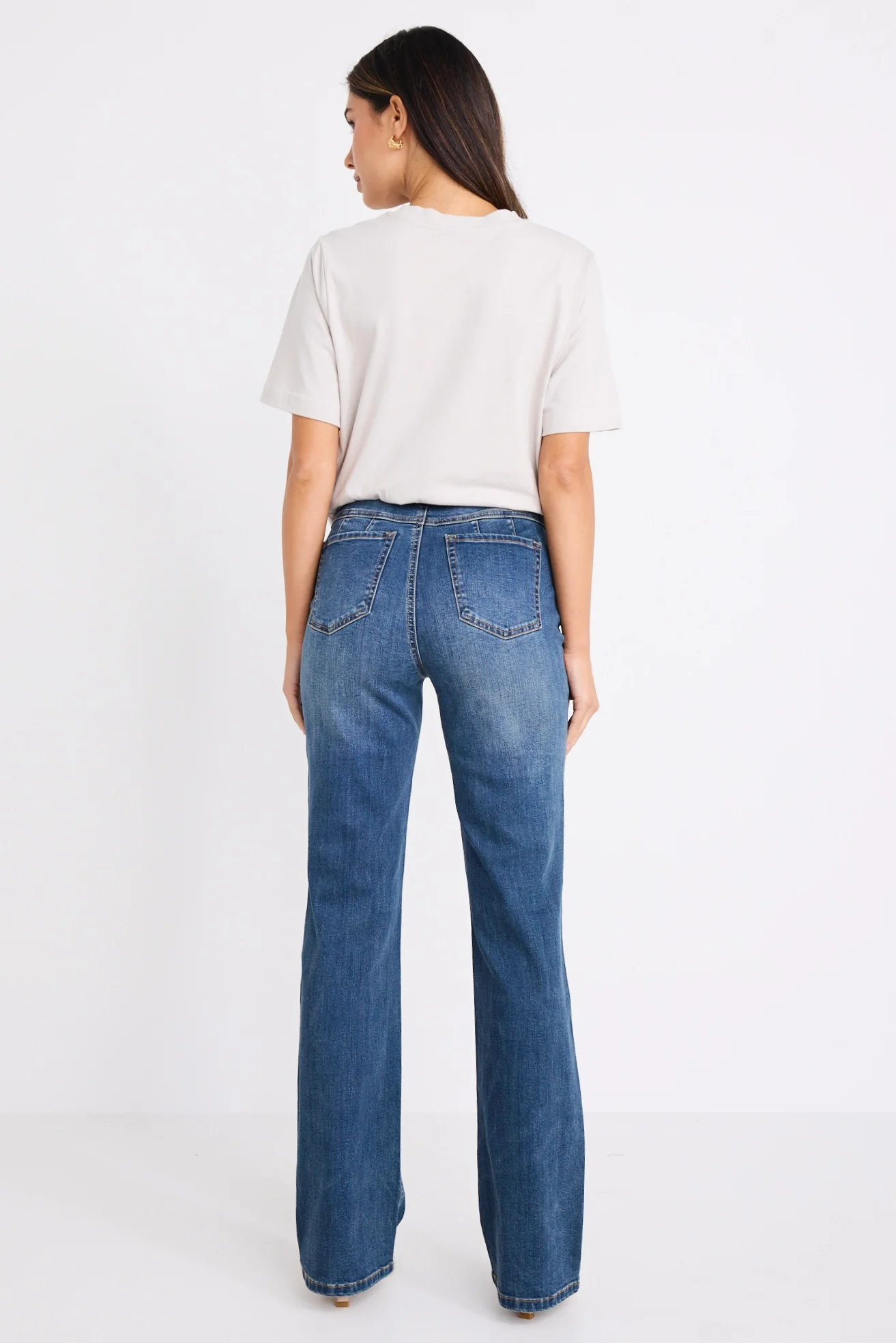 Soho Mid Blue Mid Rise Comfort Fit Straight Jean - Image 6