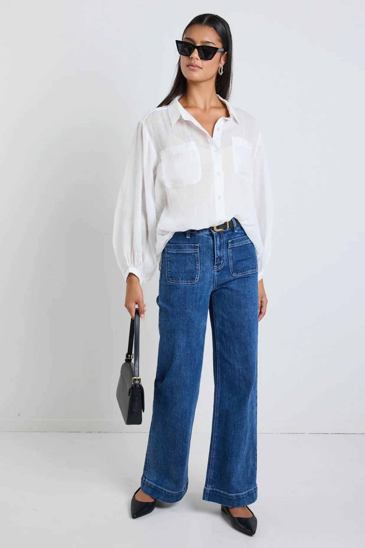Sojourn Ivory Ramie Oversized Coverup Shirt - Image 4