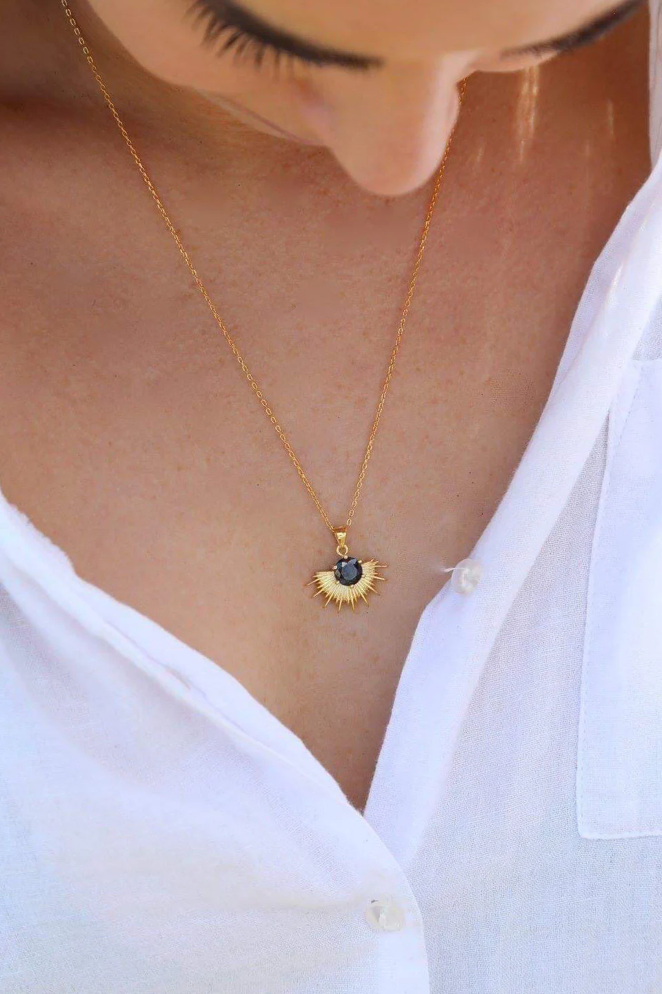Solace Gold Necklace - Image 2