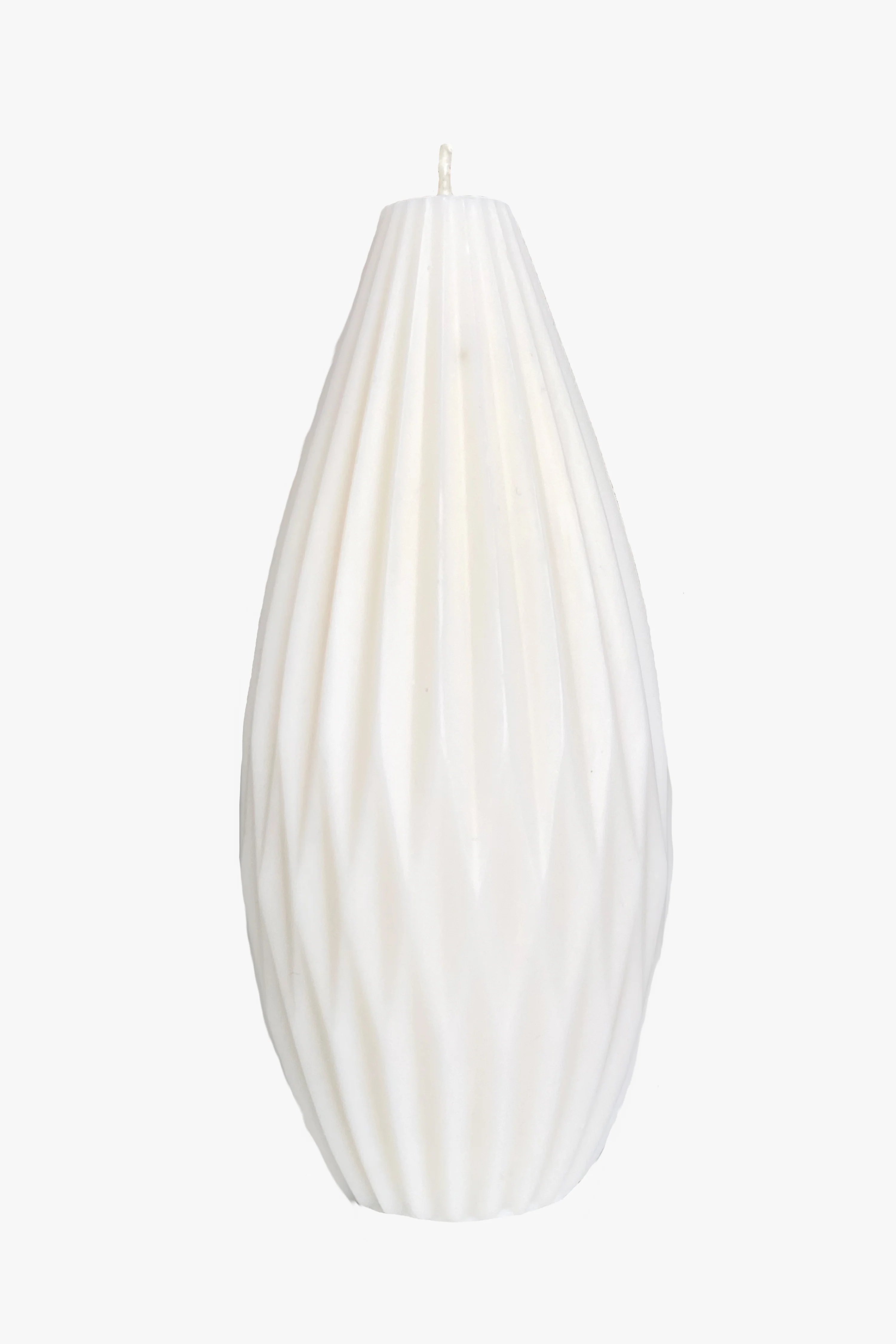 Sophie Tall White Unscented Candle