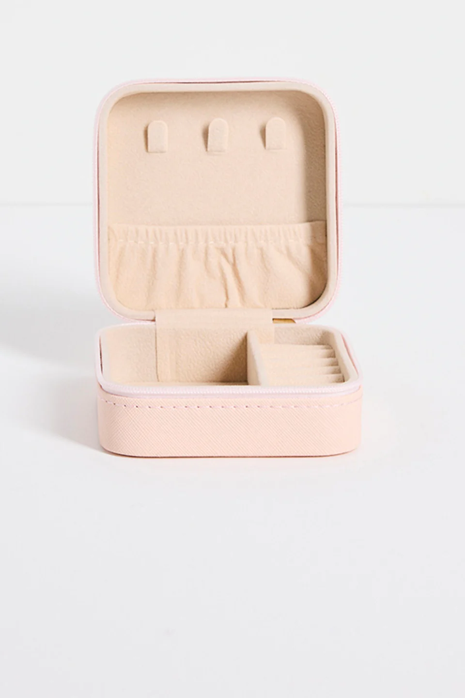 Square Pink Jewellery Travel Case