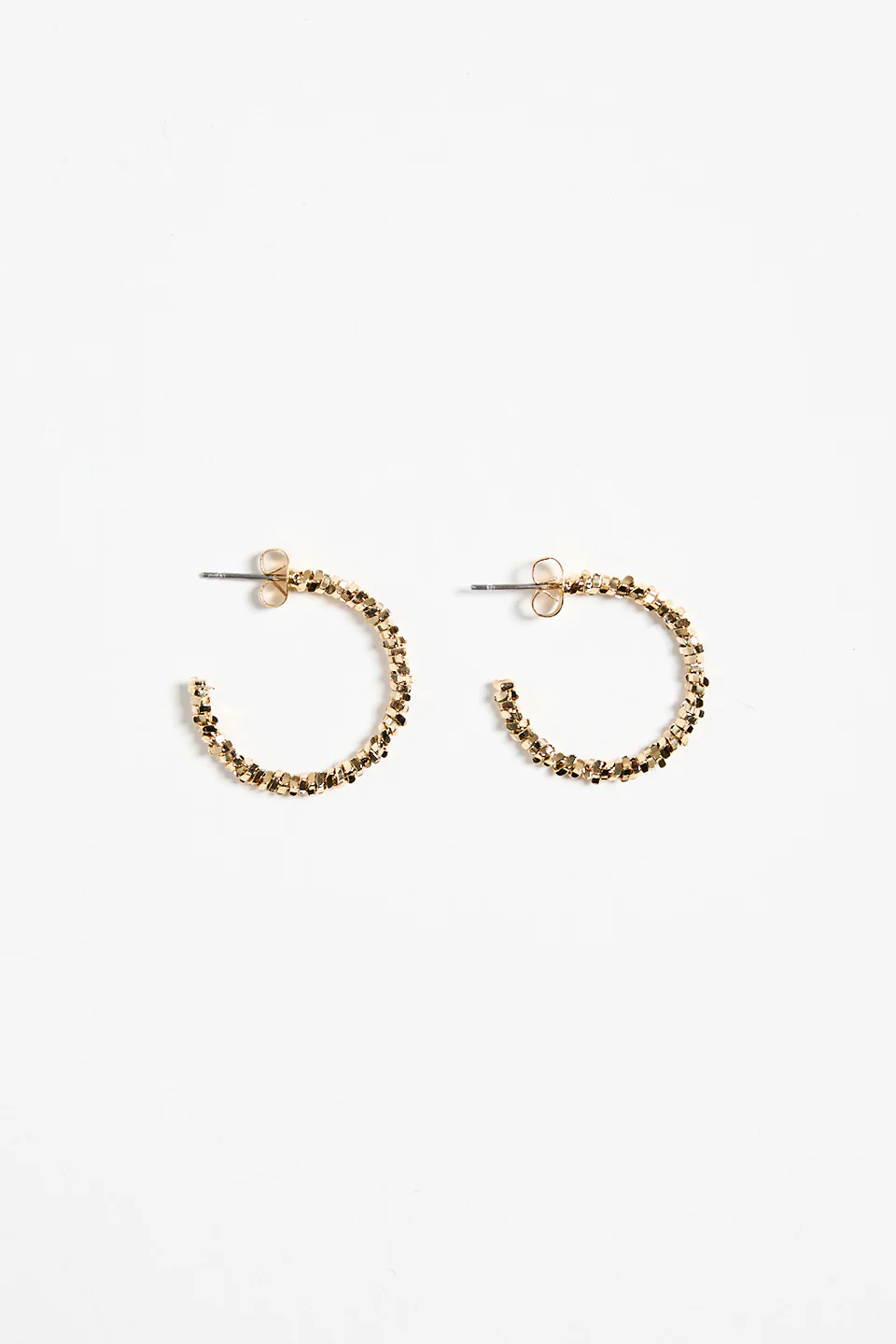 Stardust Hoop Gold Small Earrings - Image 2