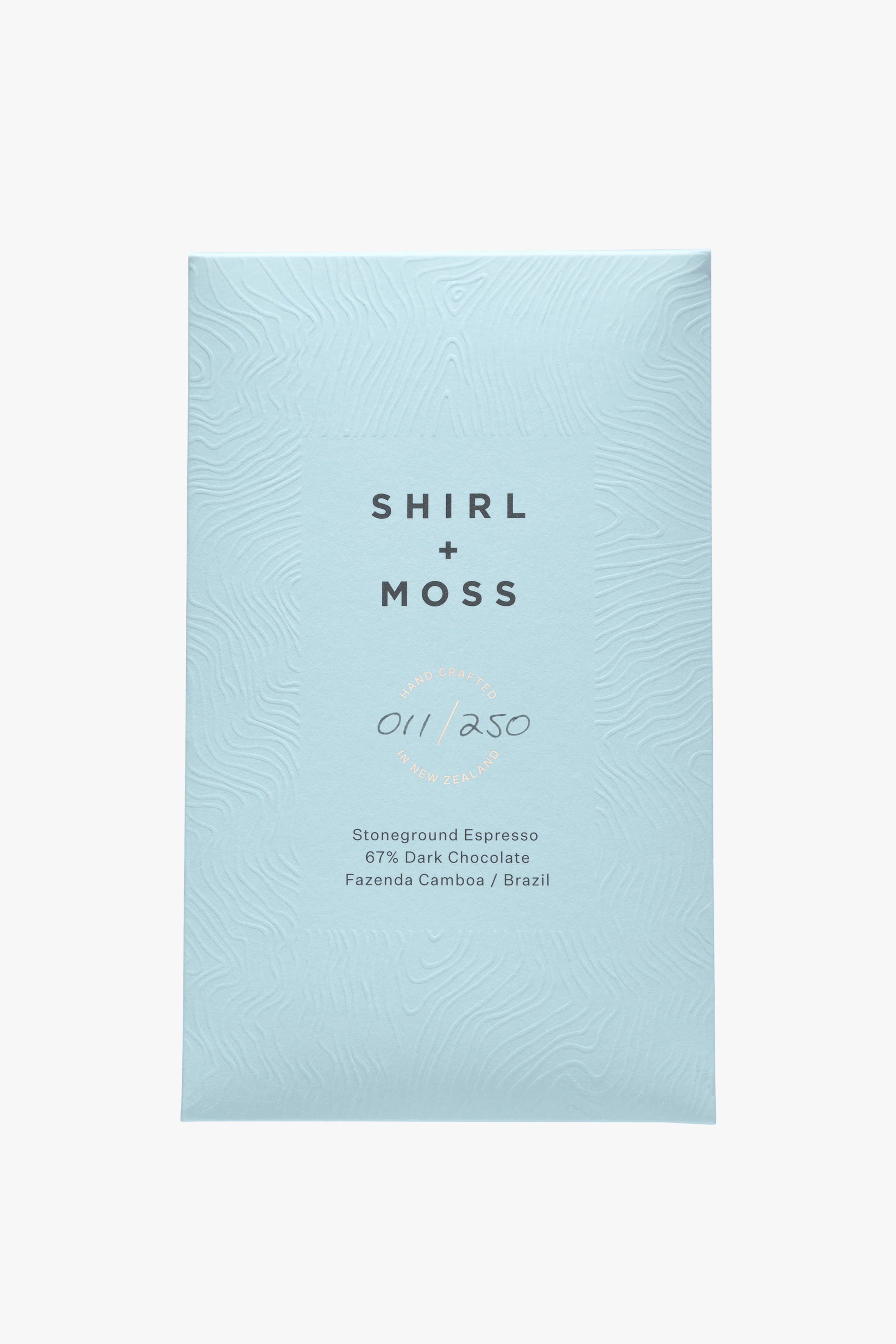 Stoneground Espresso 67% Dark Chocolate 80g Bar