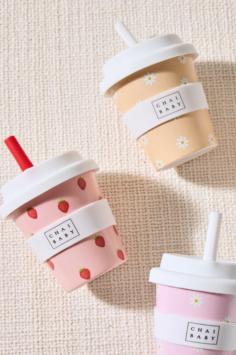 Strawberry + Cream Babyccino + Fluffy Cup - Image 3
