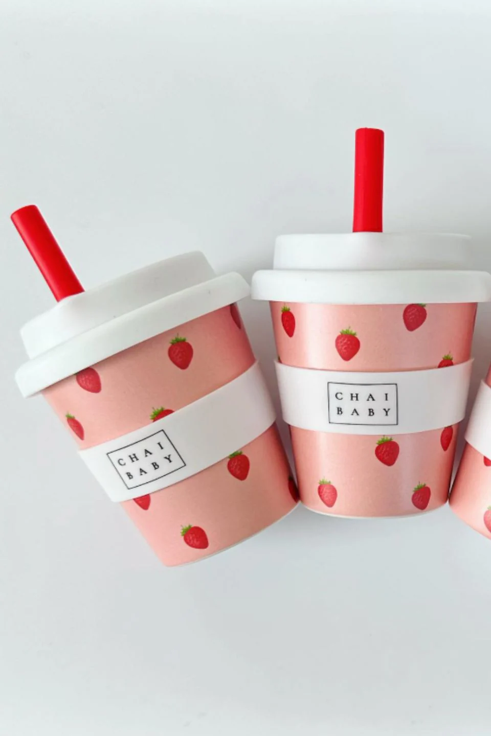 Strawberry + Cream Babyccino + Fluffy Cup - Image 4