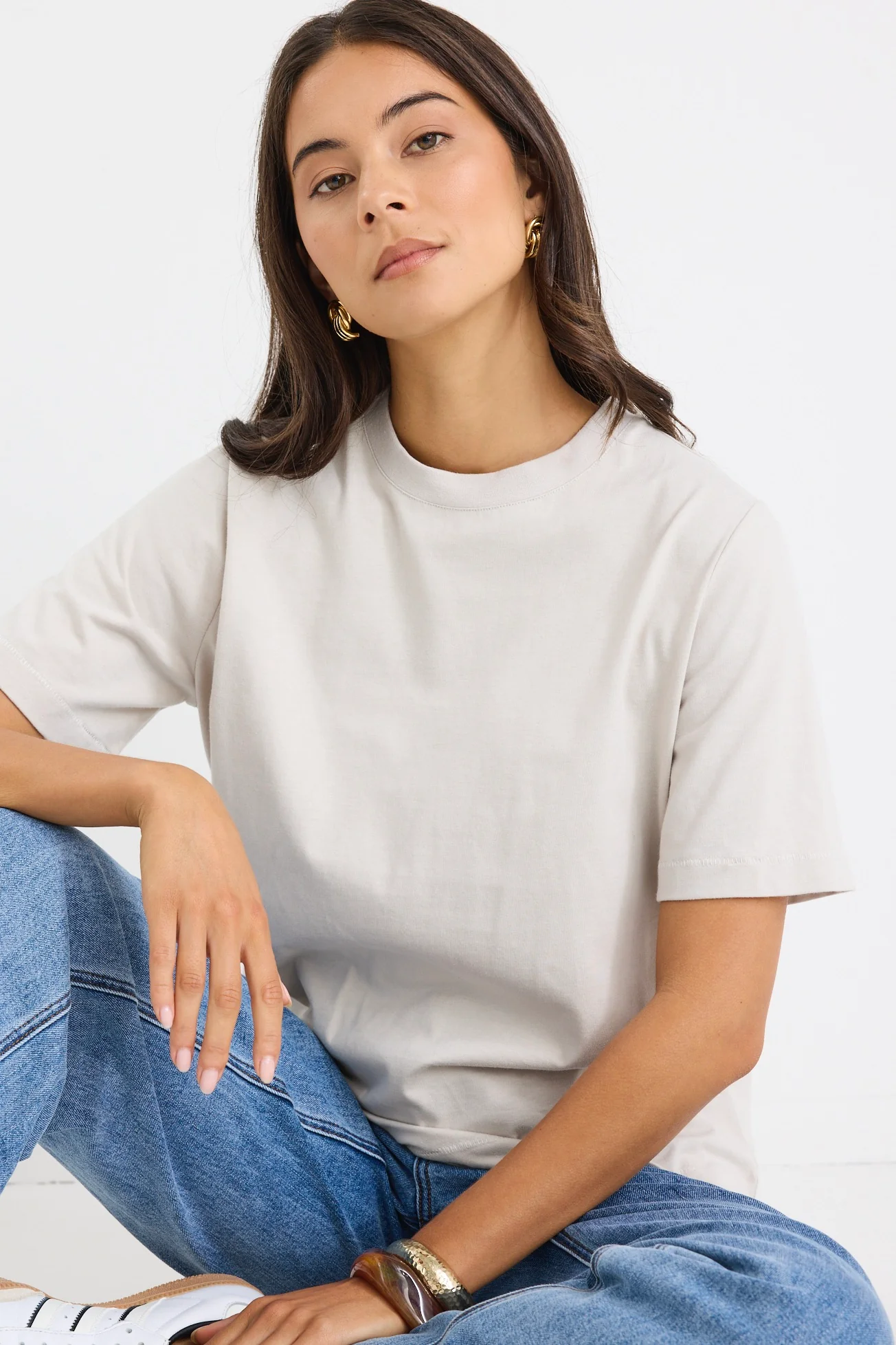 Street Stone Crew Neck Short Sleeved Boxy SS Tee - Image 3