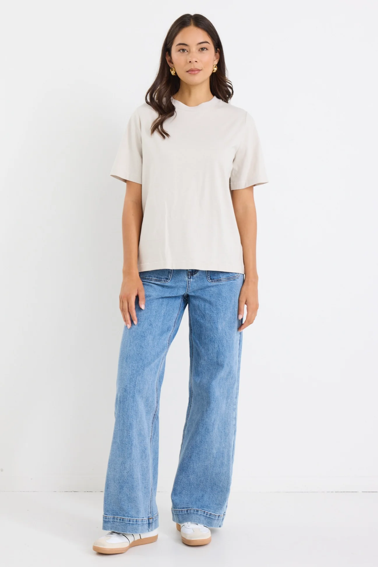 Street Stone Crew Neck Short Sleeved Boxy SS Tee - Image 4