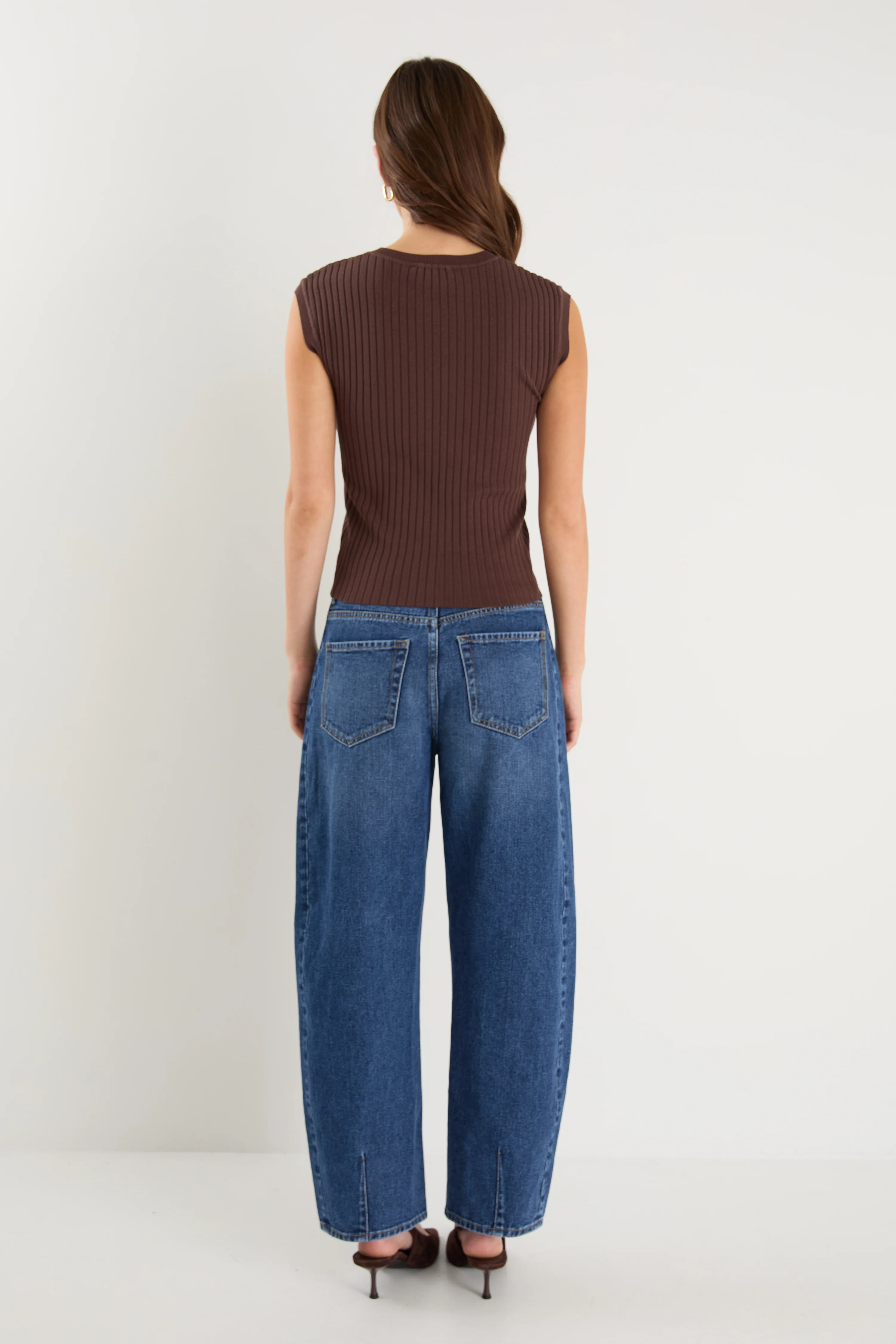 Subject Chocolate Rib Knit Tank - Image 4