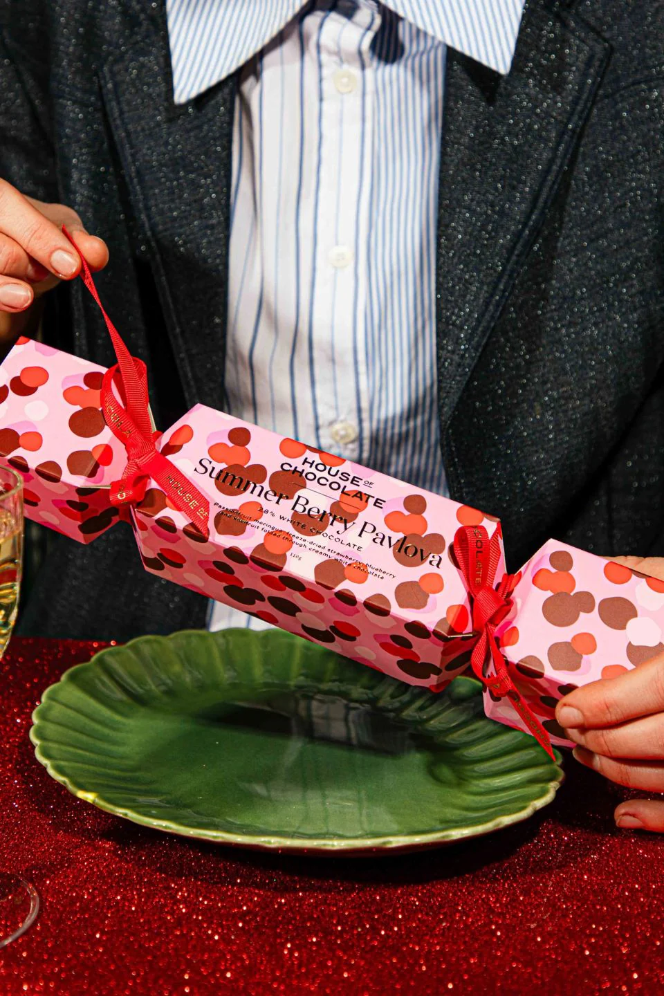Summer Berry Pavlova Red Christmas Cracker - Image 3