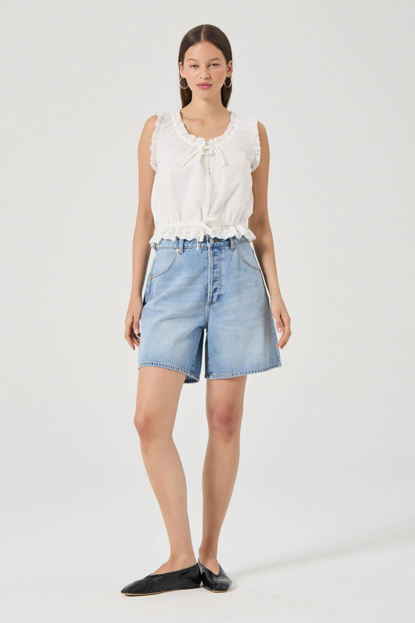 Super Mirage High Lennon Blue Short - Image 2