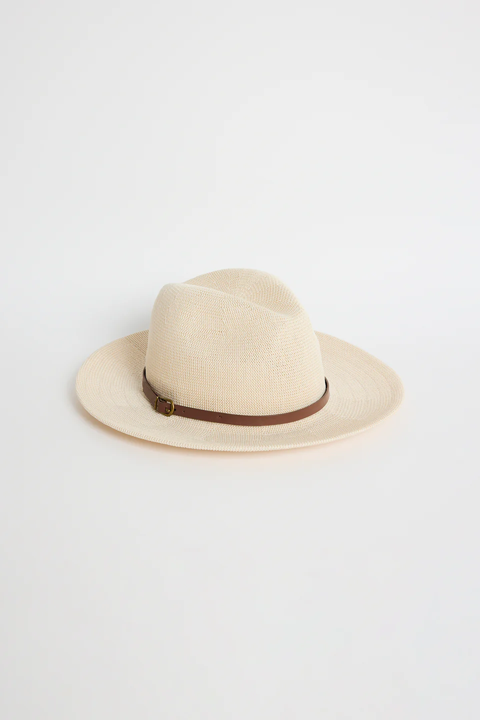 Sutton Taupe Pananma Brown Band Hat - Image 2