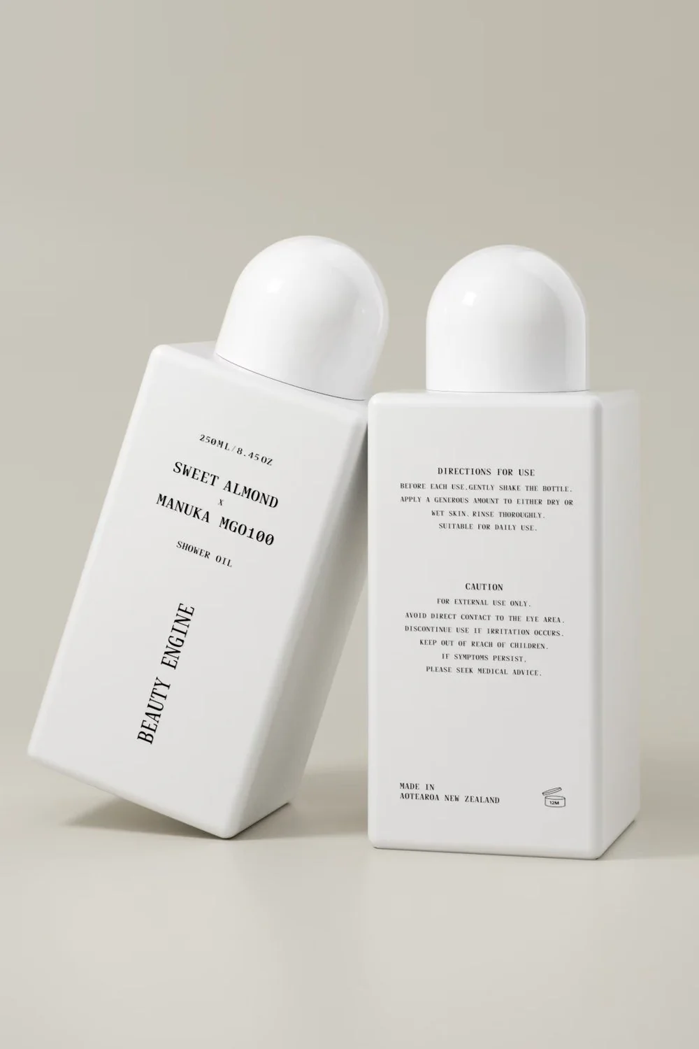Sweet Almond + Manukau Honey White 100ml Body + Shower Oil - Image 2