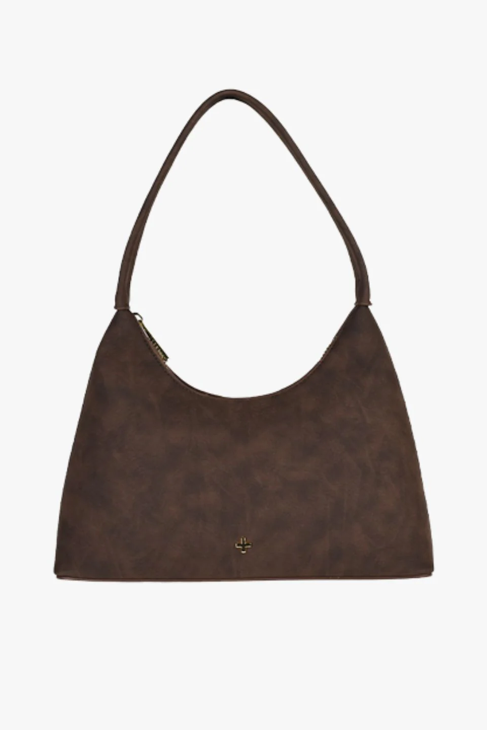 Sweetie Chocolate Faux Suede Shoulder Bag - Image 2