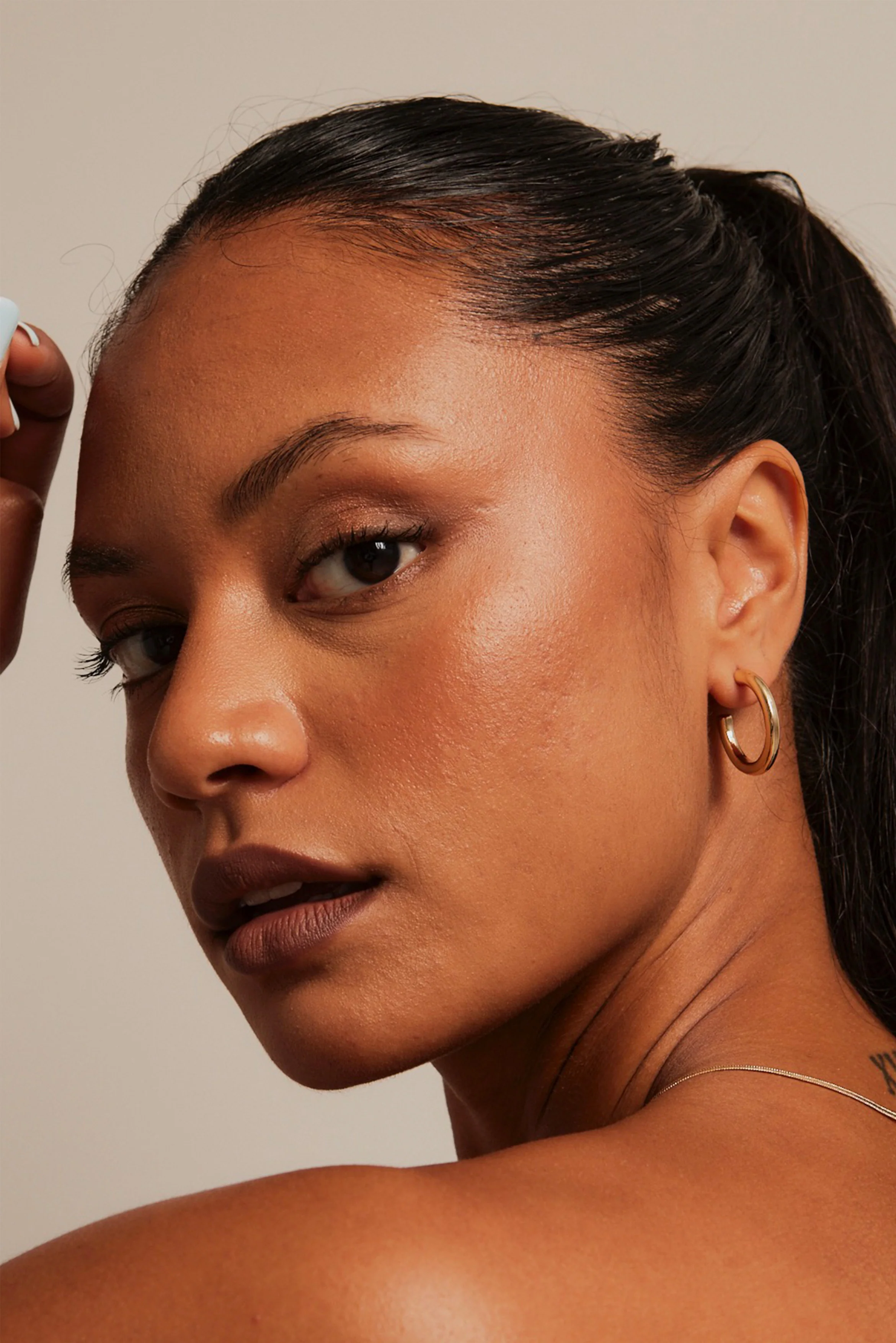Thick Classic EOL Gold Hoop Earrings