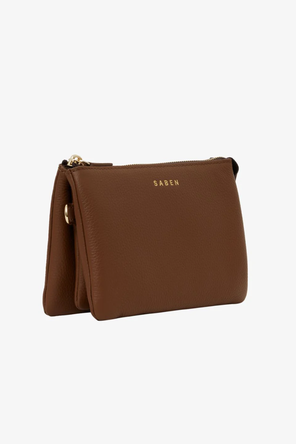 Tilly Multi Pocket Nutshell Leather Crossbody Clutch - Image 3