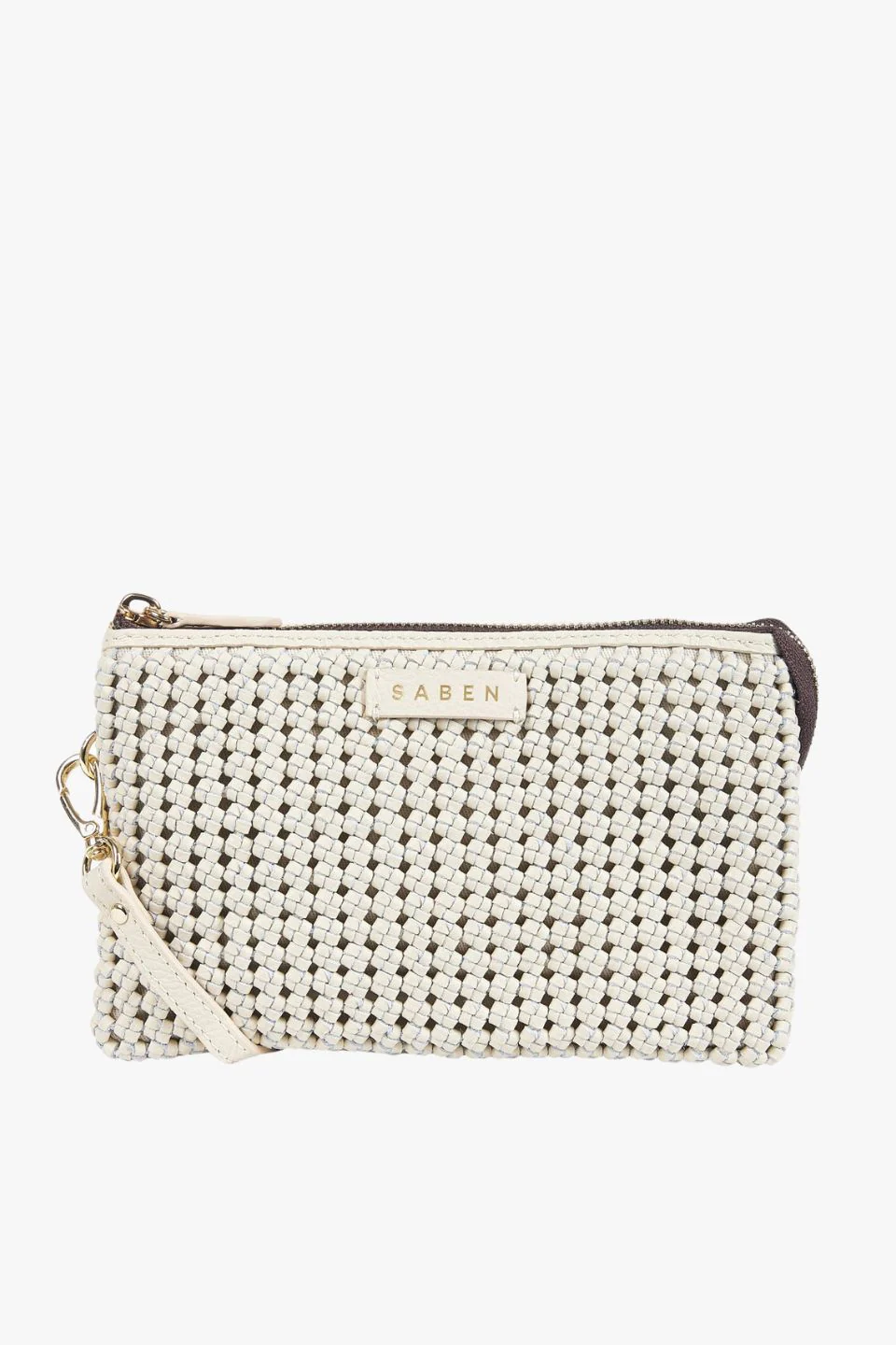 Tilly Sand Fine Braid Crossbody Bag