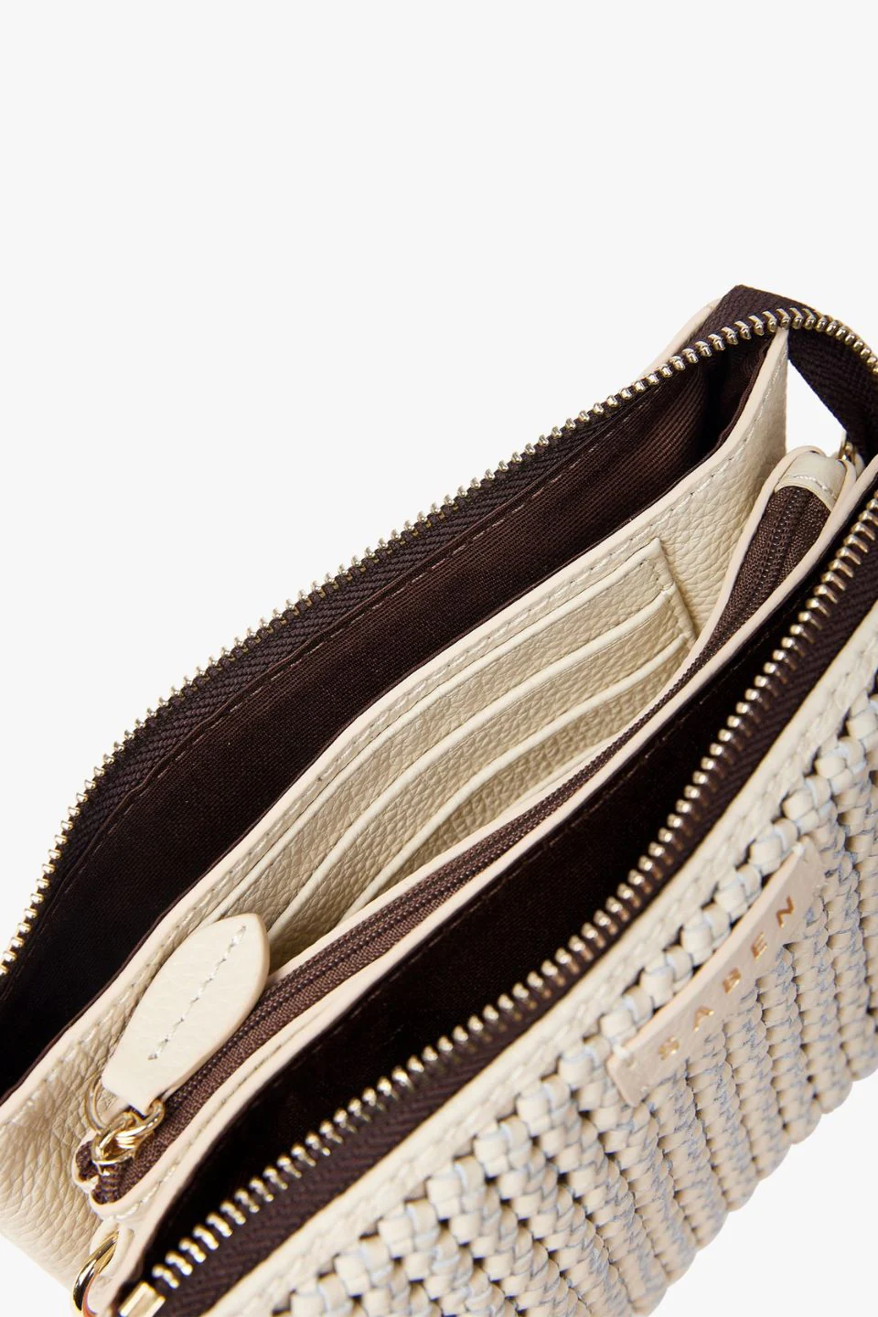 Tilly Sand Fine Braid Crossbody Bag - Image 4