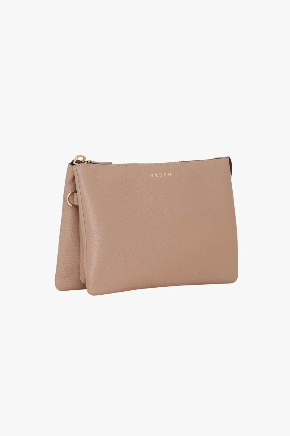 Tilly's Big Sis Taupe Leather Crossbody Bag - Image 3