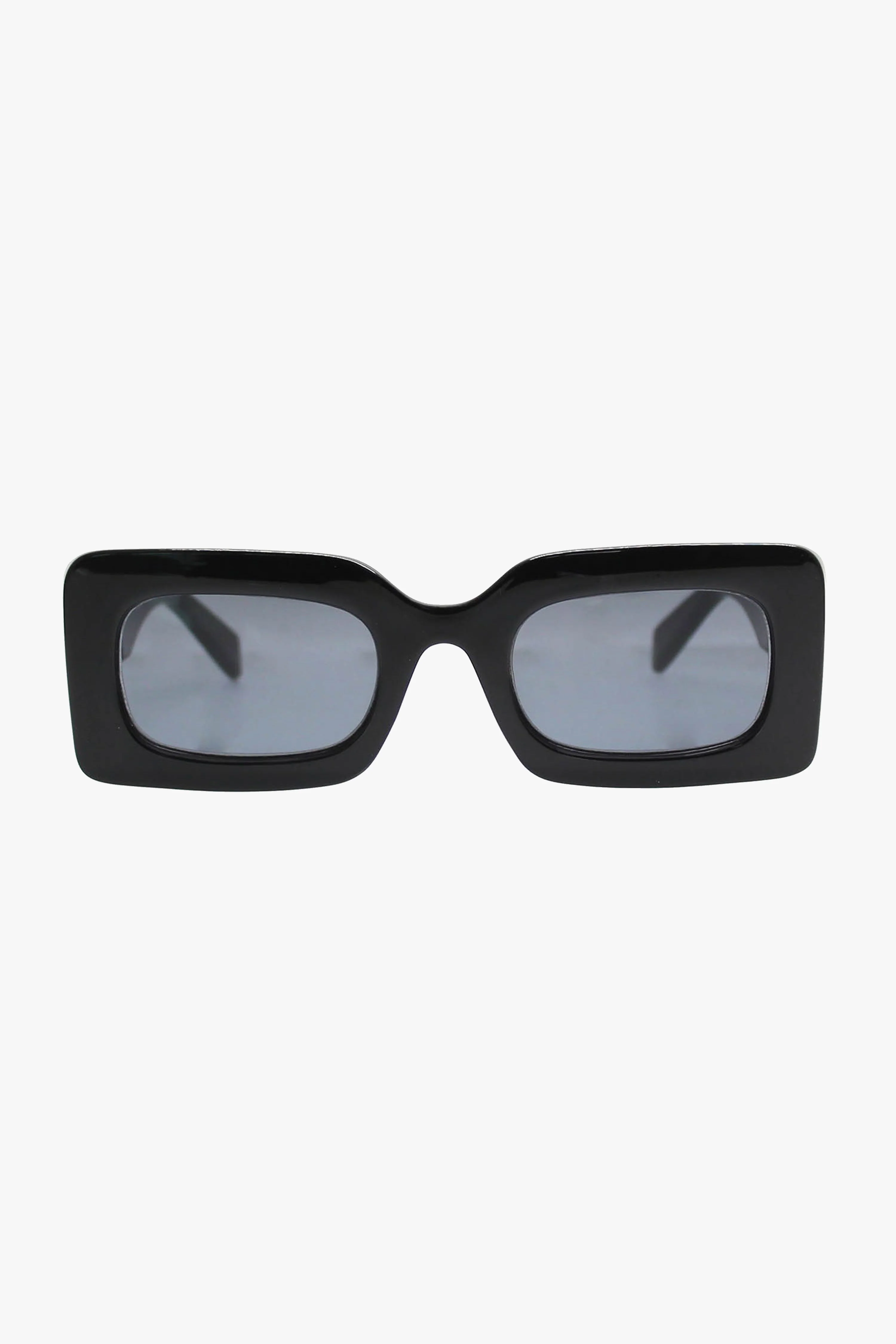 Twiggy Black Eco Square Sunglasses