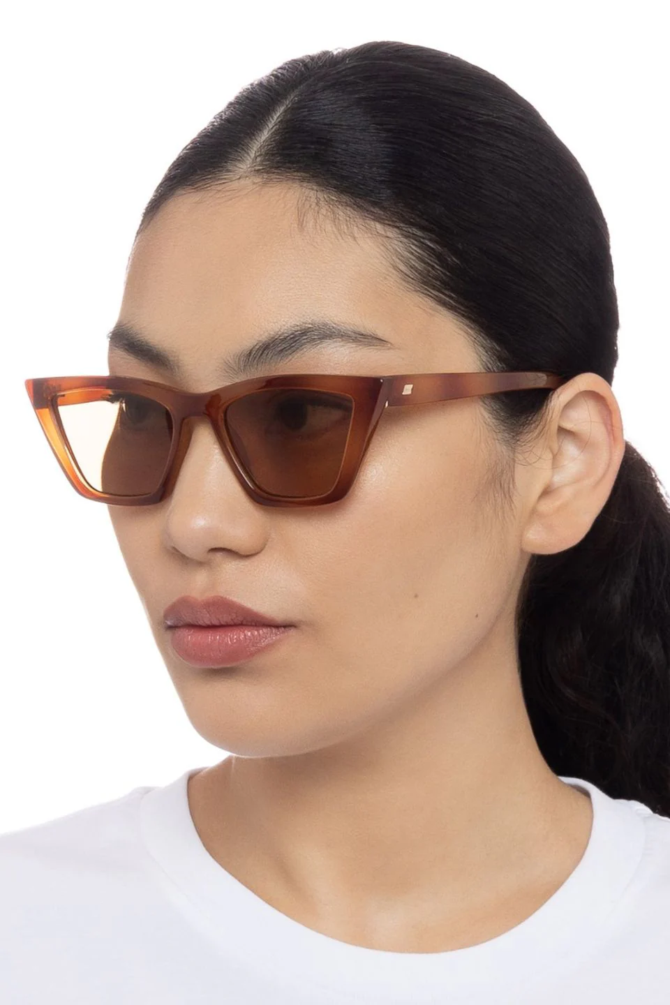 Velodrome Vintage Tort Cat Eye Brown Mono Lens Sunglasses - Image 4