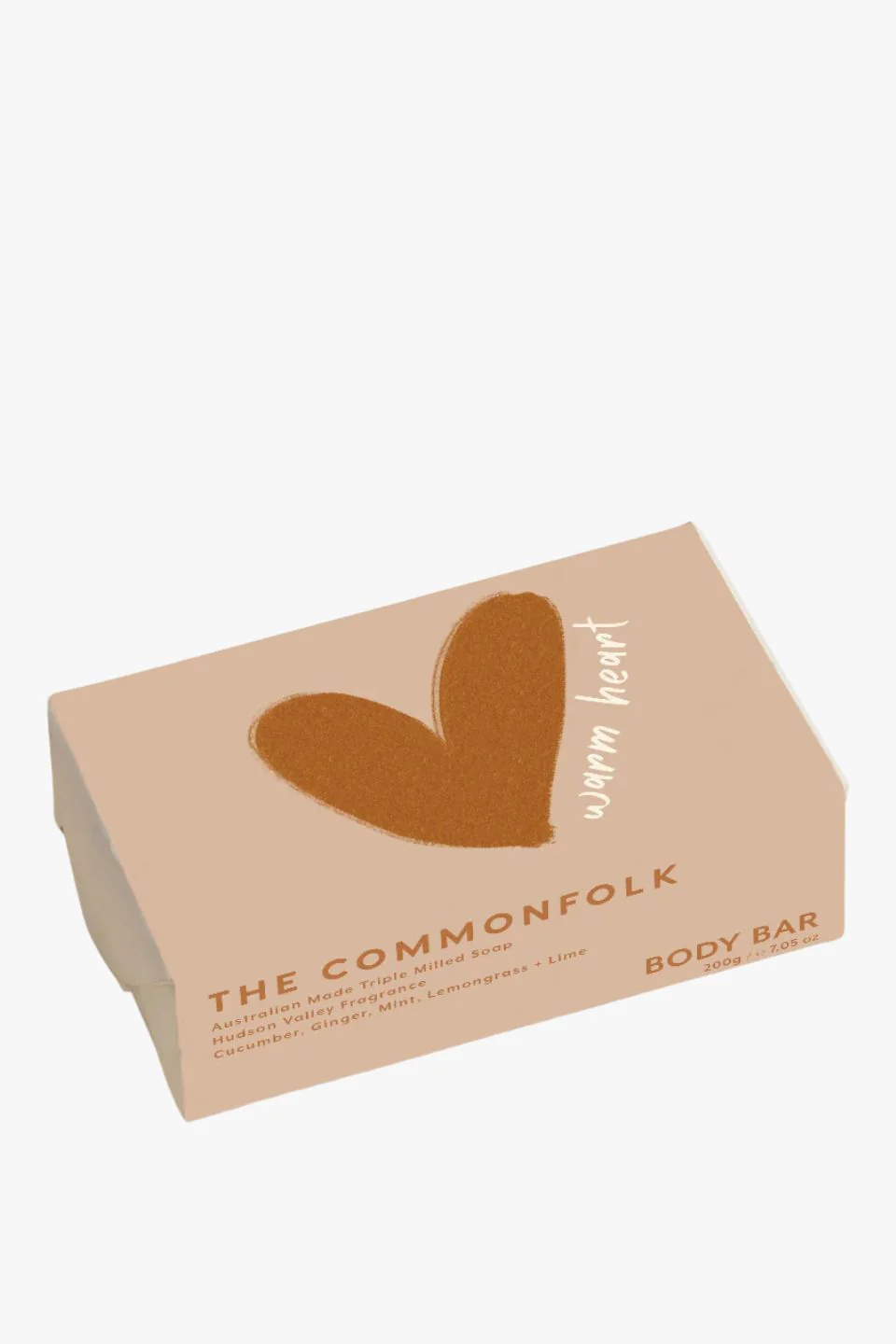 Warm Heart Cucumber Mint Lemongrass + Lime 200g Body Bar