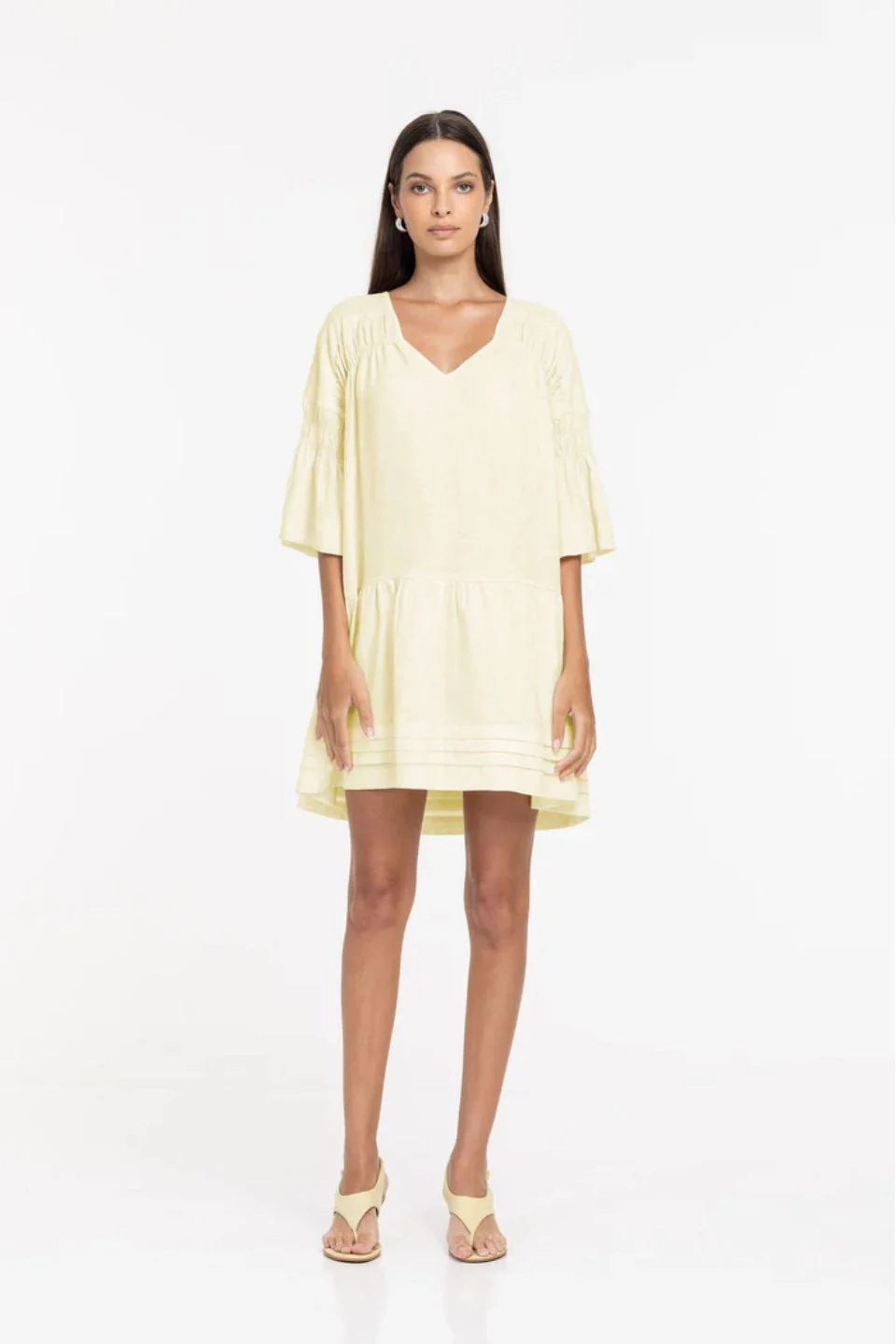 Wisteria Pina Colada SS Mini Dress