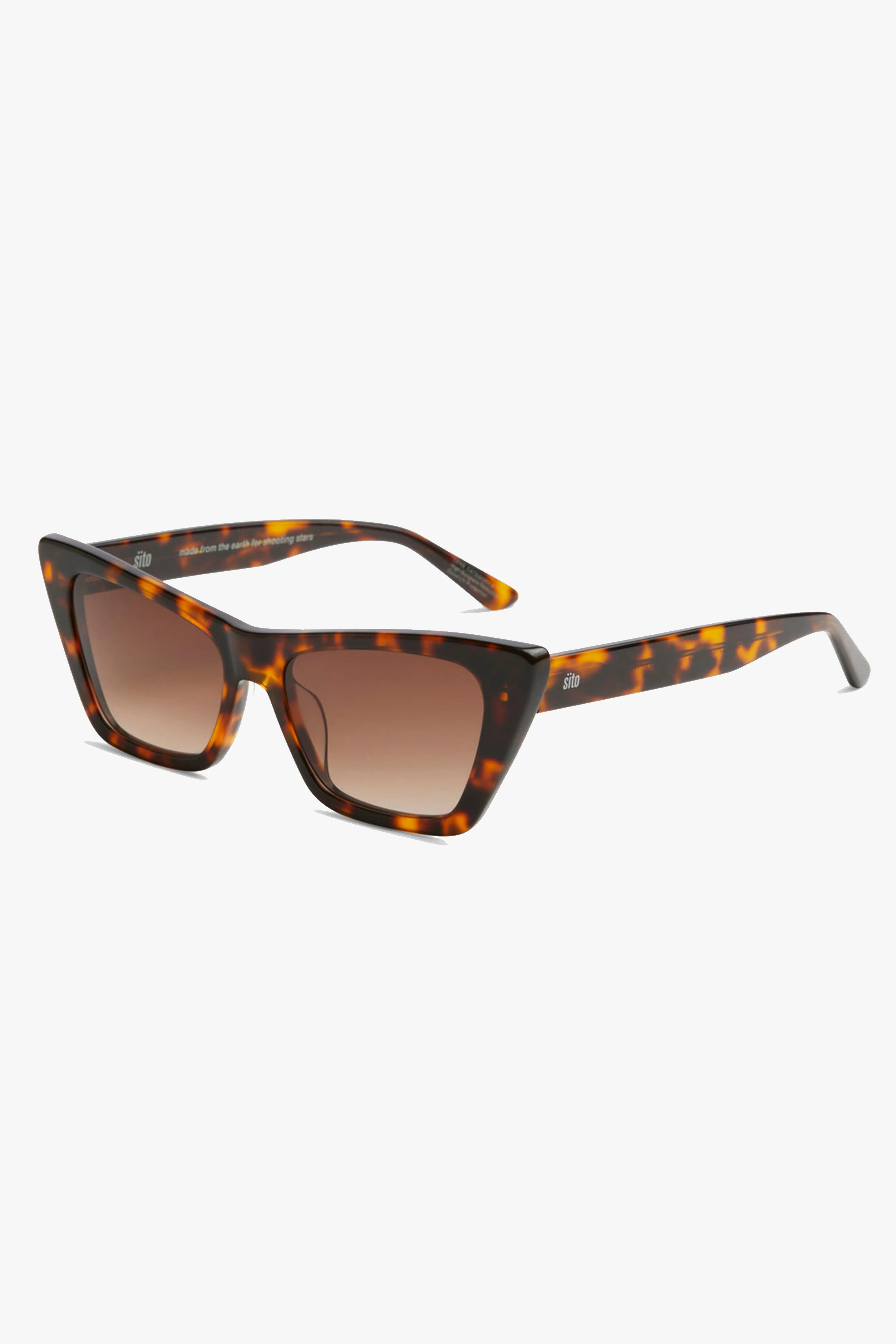 Wonderland Honey Tort Cat Eye Gradient Lens Sunglasses - Image 2