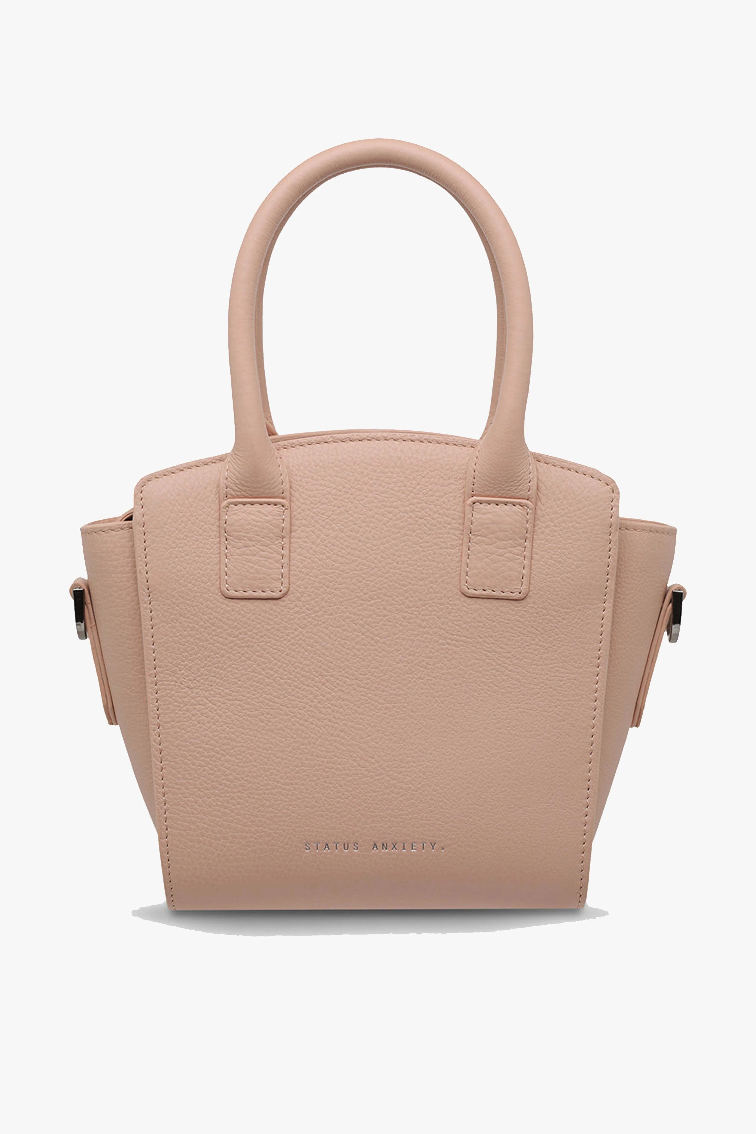 Worst Behind Us Dusty Pink Leather Bag - Image 3