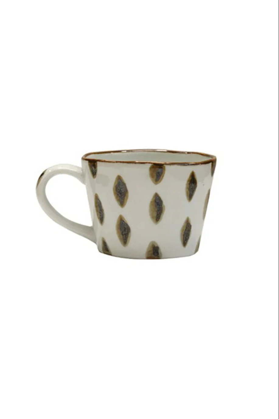 Zanzibar Spotted Black and White Mug