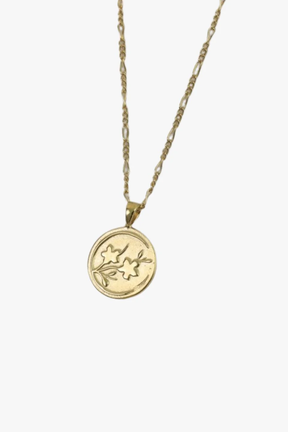 Zen Gold EOL Circle Pendant Necklace - Image 3