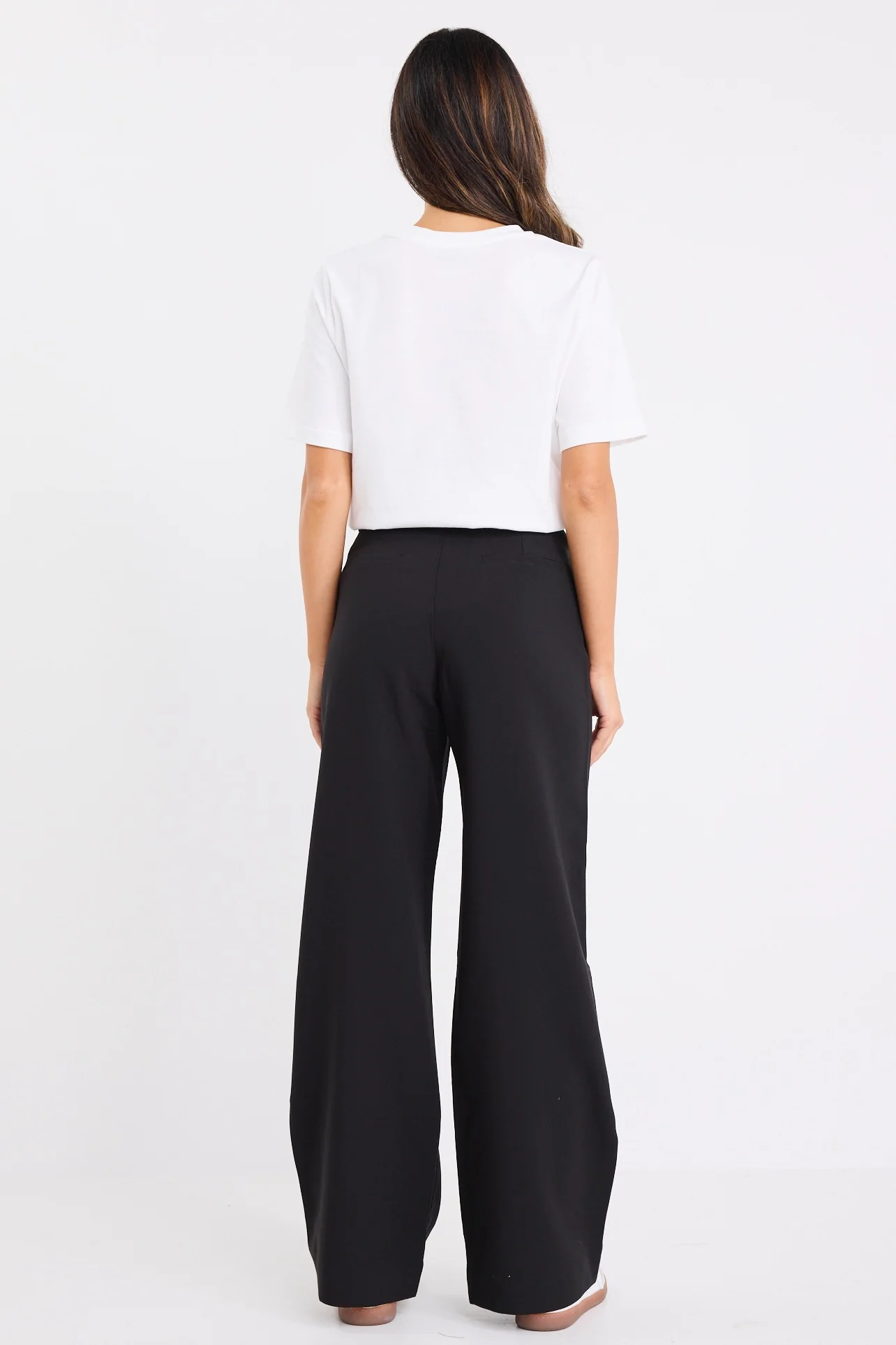 Zoey Black Tailored High Rise Wide Leg Pocket Pants - Image 5