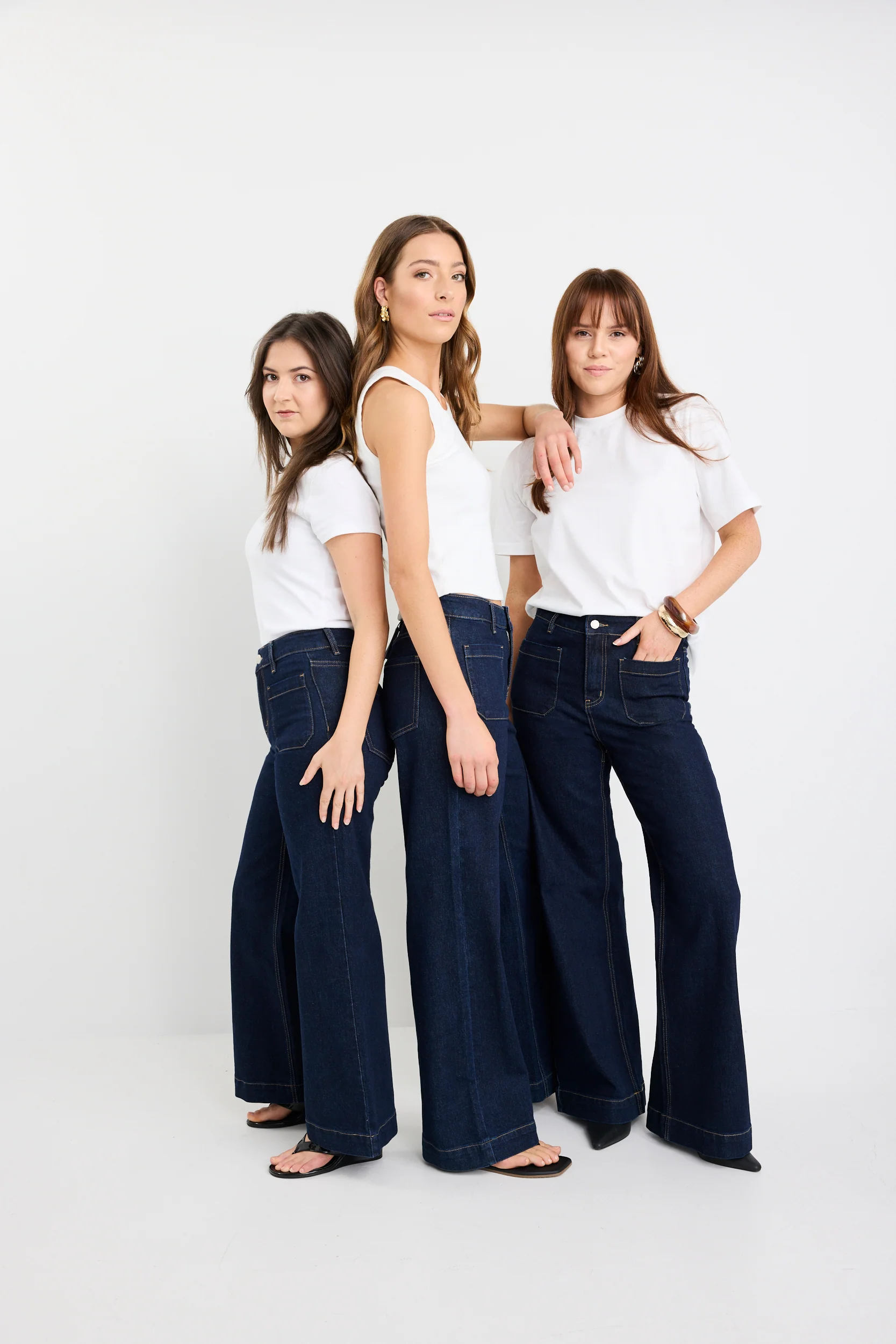 Zoey Indigo High Rise Wide Leg Pocket Jean - Image 7