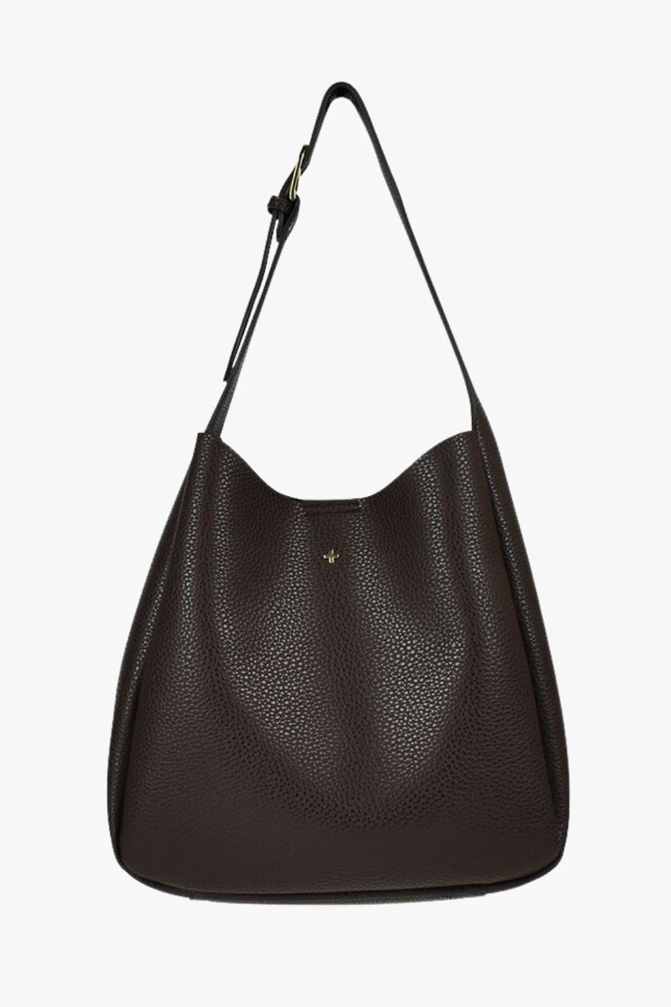 Zozo Chocolate Pebble Slouch Tote Bag - Image 3