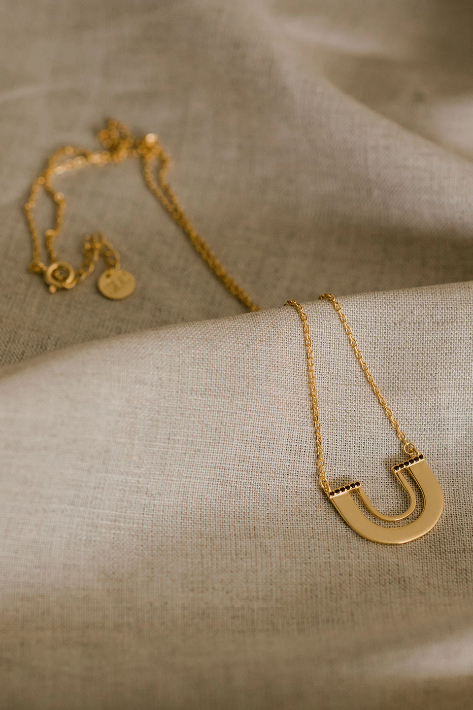 Zulu Gold U Shape Necklace EOL - Image 3